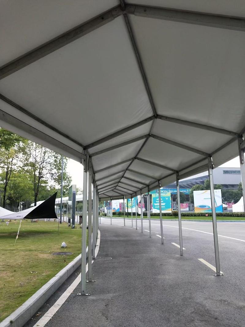 渠县专业展会篷房租赁：抗风稳固结构，适配各类展会场景